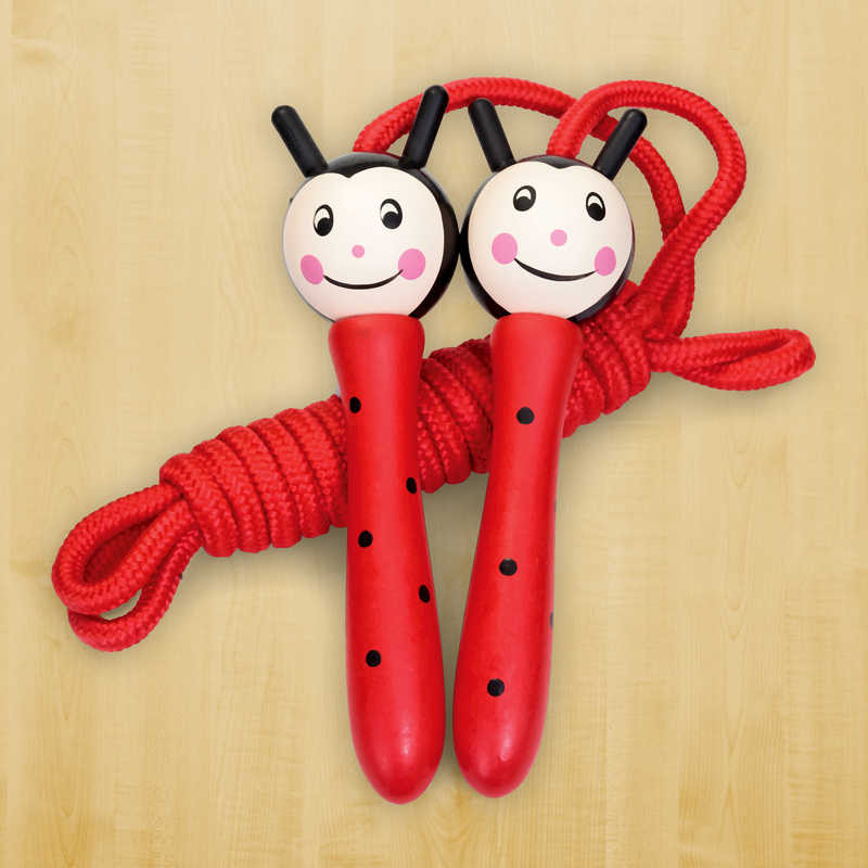 wooden skipping rope