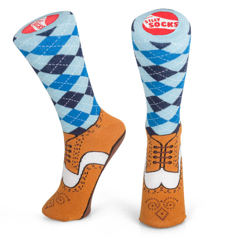 Silly Socks - Brogue (Size 5-11) | HGL 